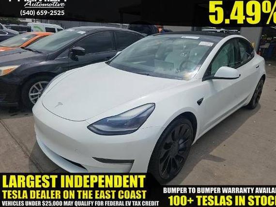 TESLA MODEL 3 2022 5YJ3E1EC0NF274461 image